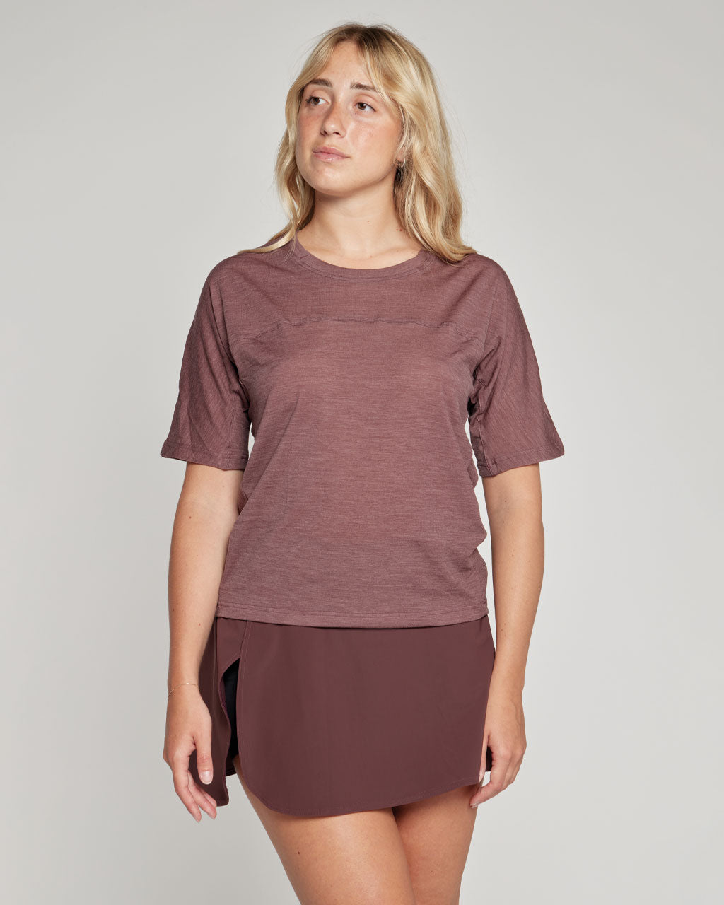 Maglia tennis - DOUBLE - Bordeaux