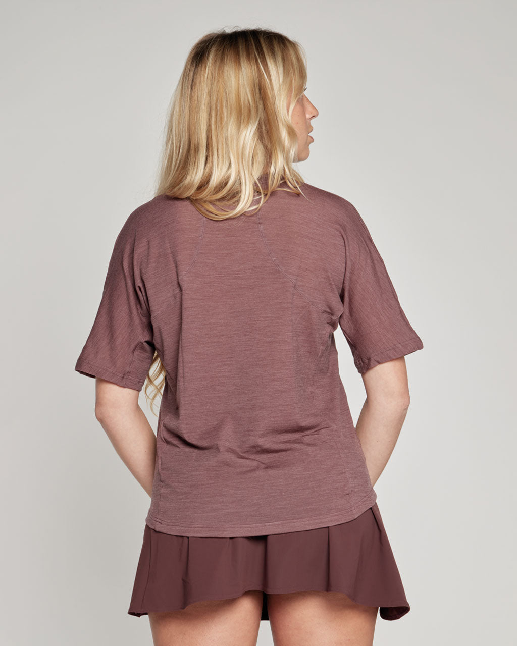 Maglia tennis - DOUBLE - Bordeaux