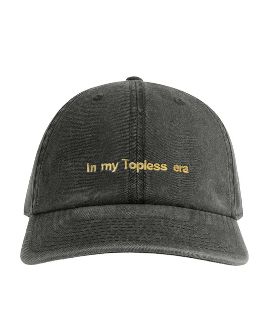 Topless Era Cap - Washed Black