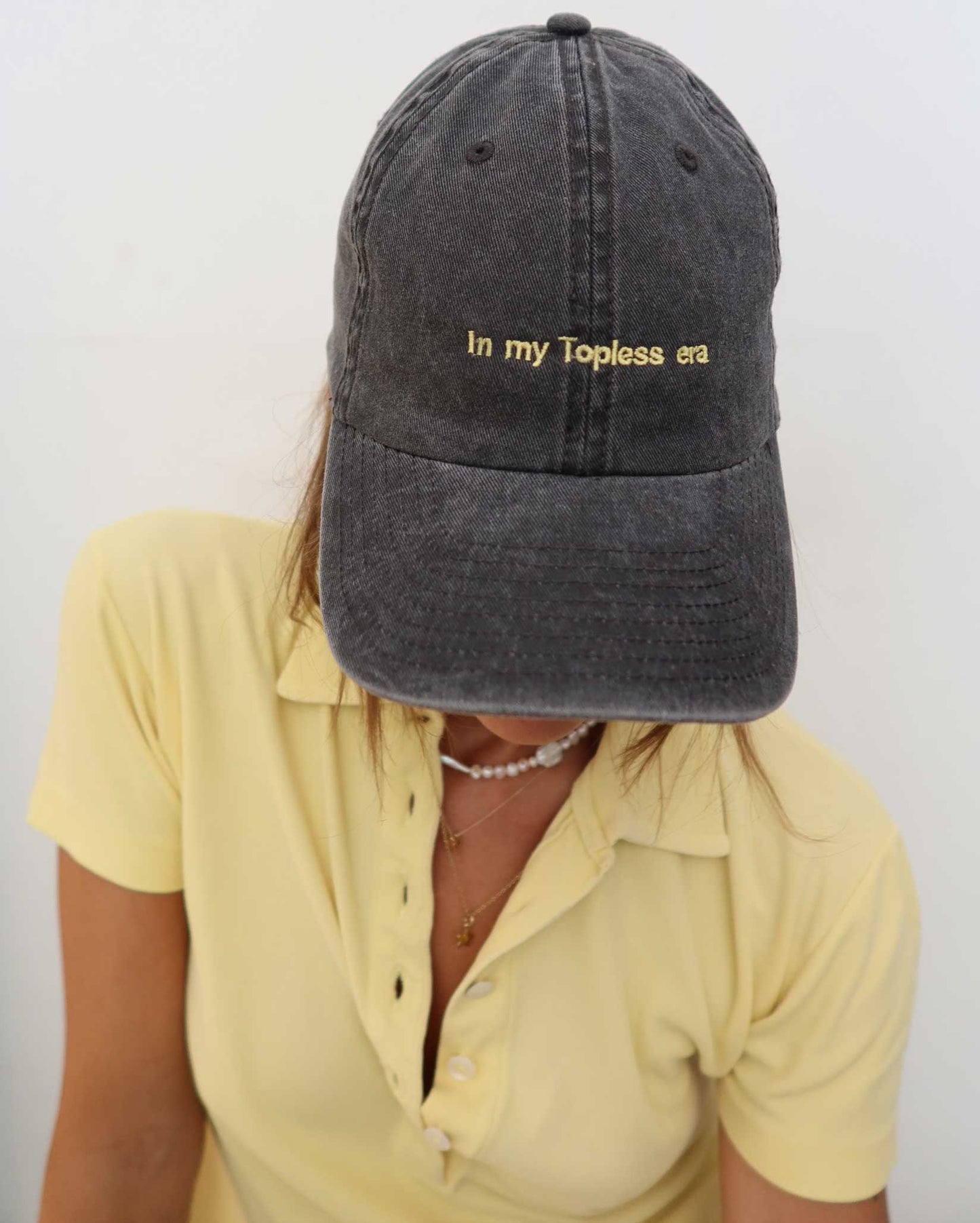 Topless Era Cap - Washed Black