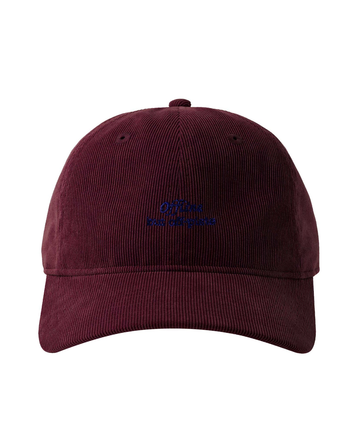 LIMITED EDITION- Offline but off piste Cap - Bordeaux