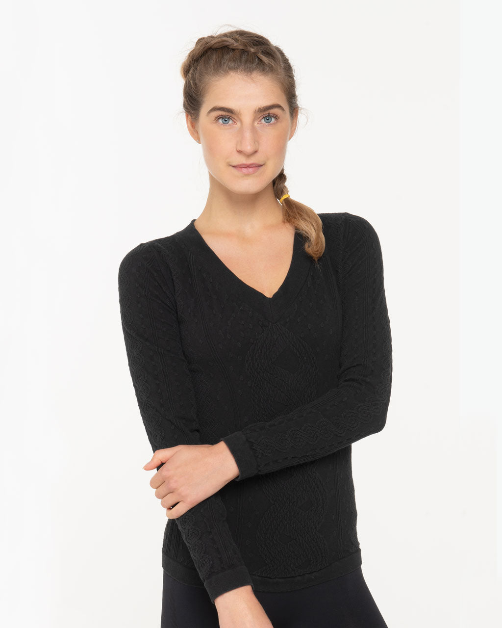 Maglia in cotone - PURE - Midnight black