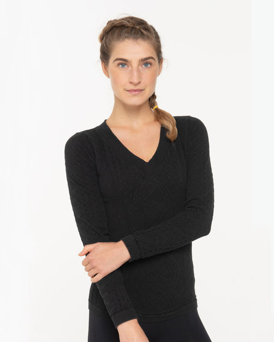 Maglia in cotone - PURE - Midnight black