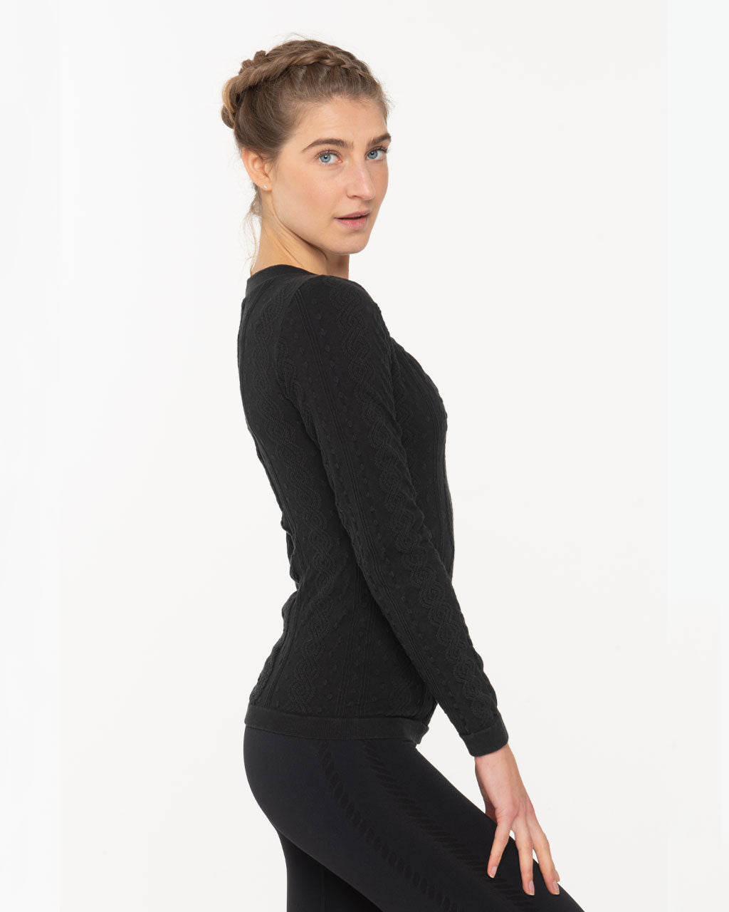 Maglia in cotone - PURE - Midnight black