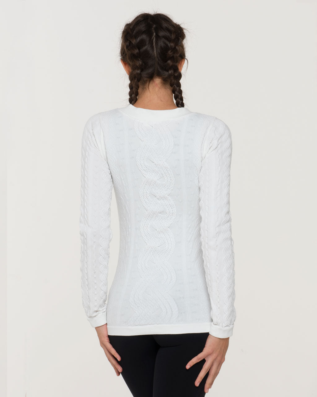 Maglia in cotone - PURE - White snow