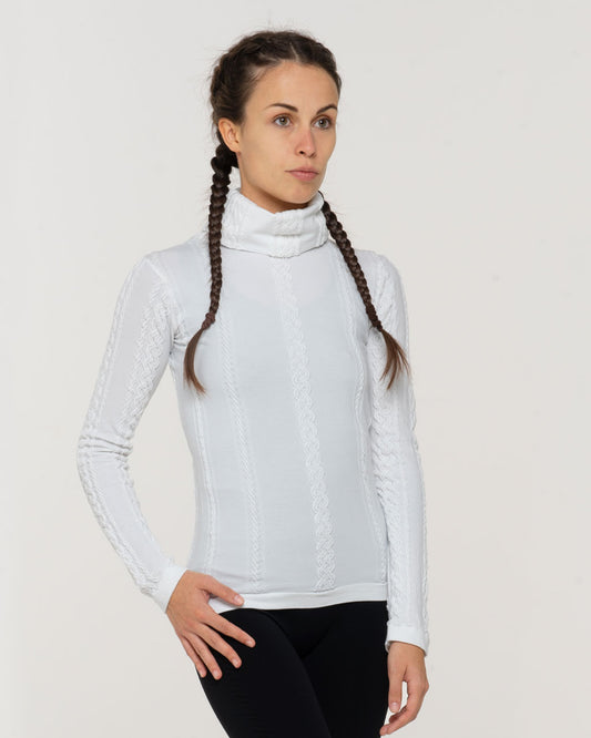 Maglia in cotone - VITA - White snow