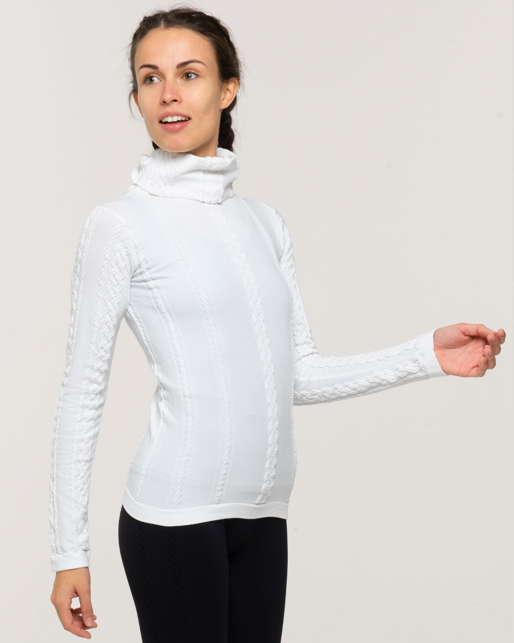 Maglia in cotone - VITA - White snow