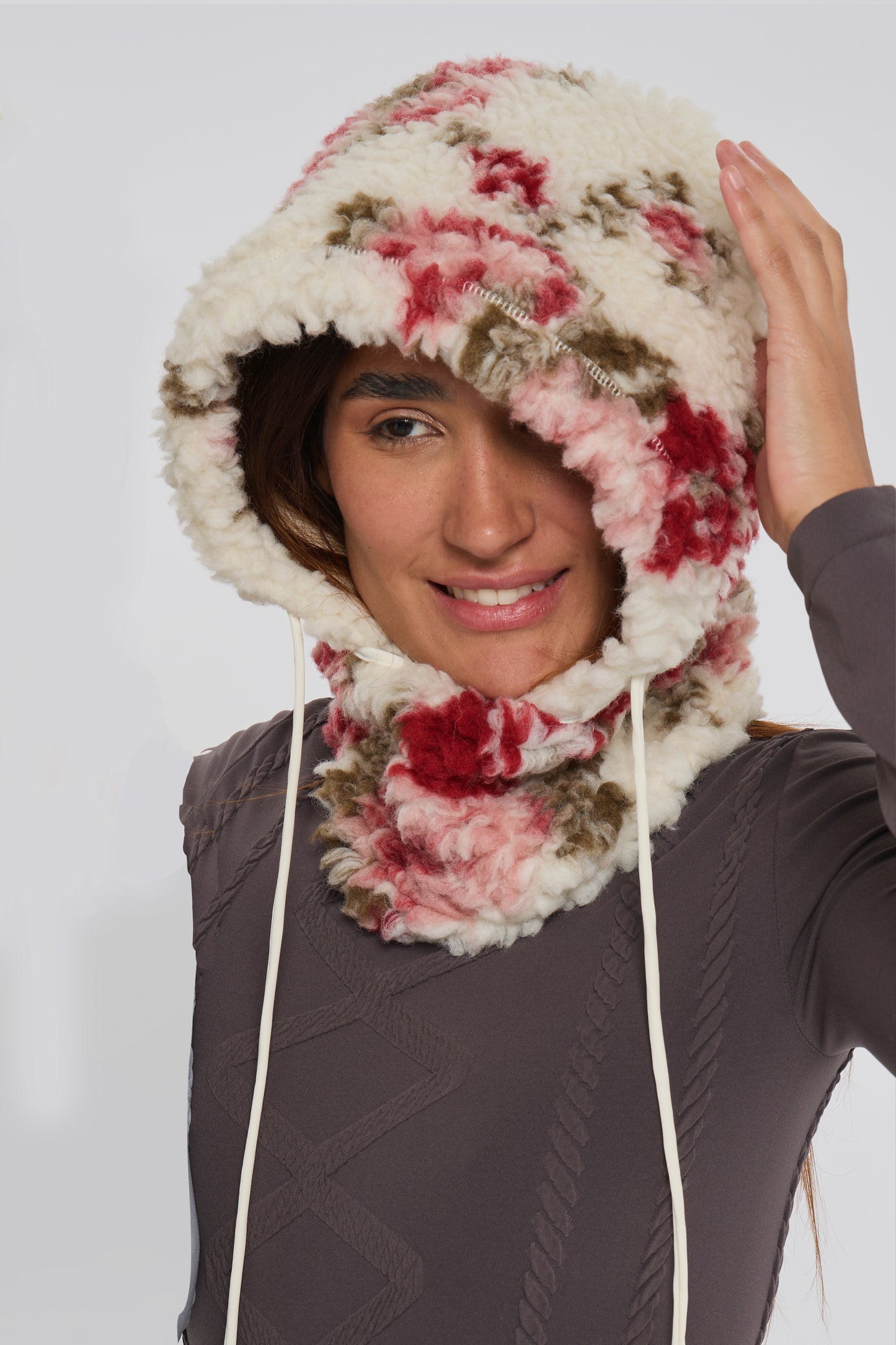 LIMITED EDITION - Balaclava - TEDDY - Vintage Rose