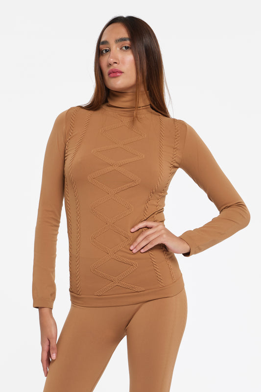 Completo termico - ESSENTIAL - Caramel brown