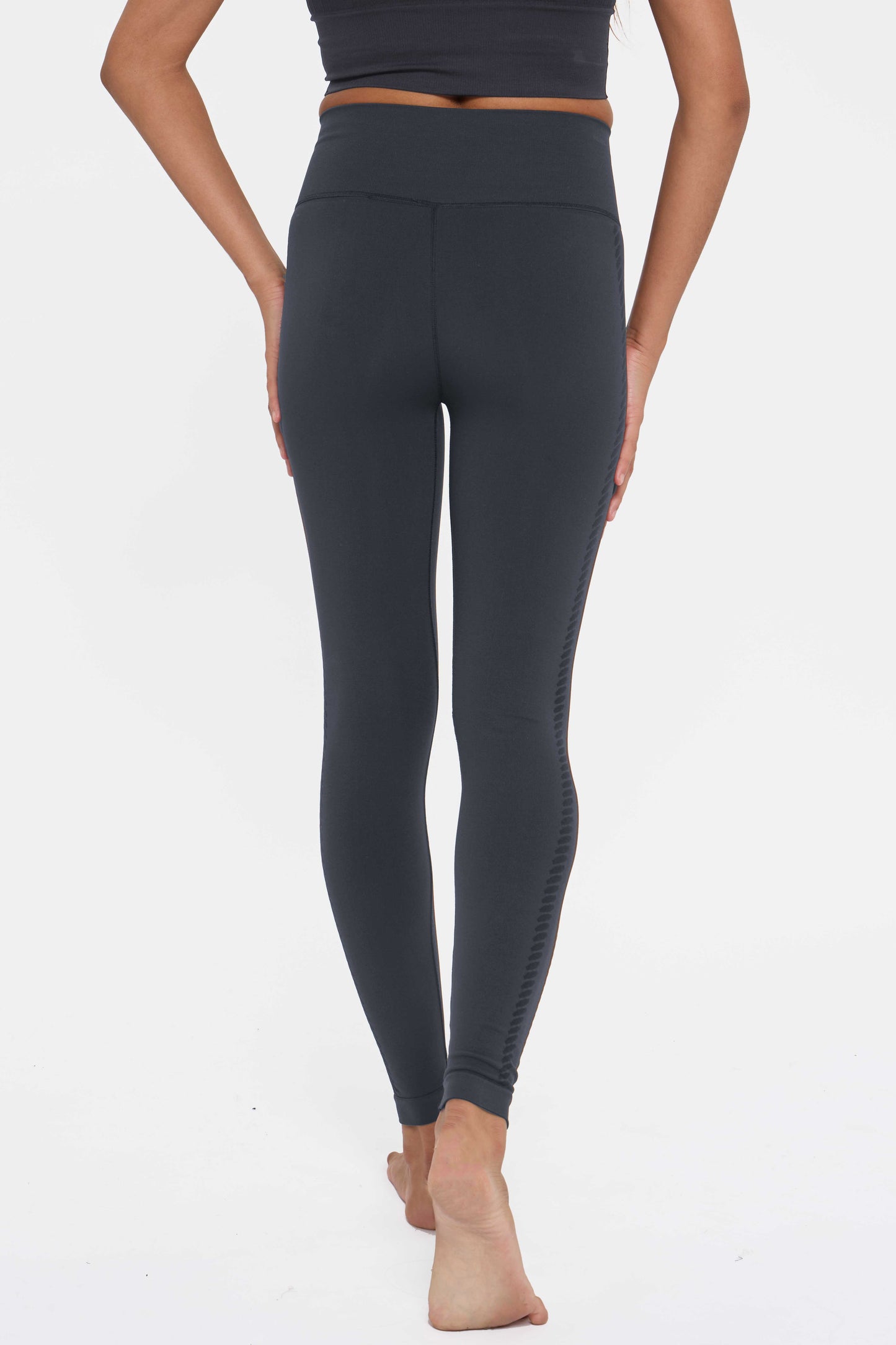 Leggings drenante - FEEL - grey shadow