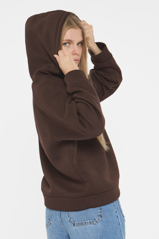 Felpa - OVER SOUL - coffè