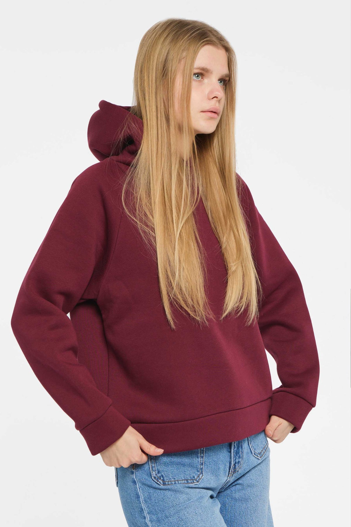 Felpa - OVER SOUL - mulberry