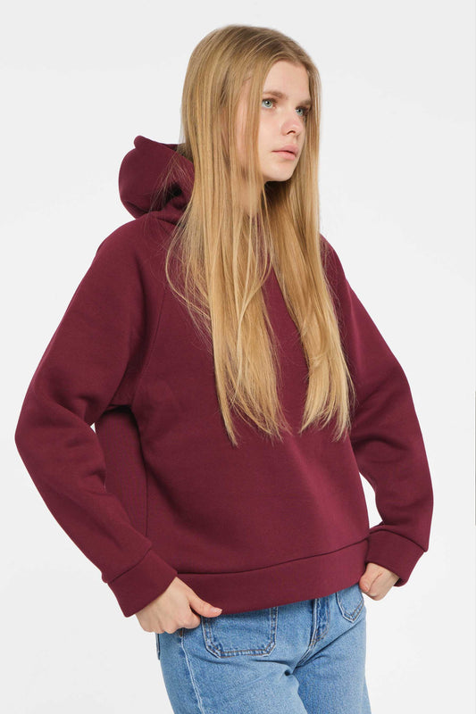 Felpa - OVER SOUL - mulberry