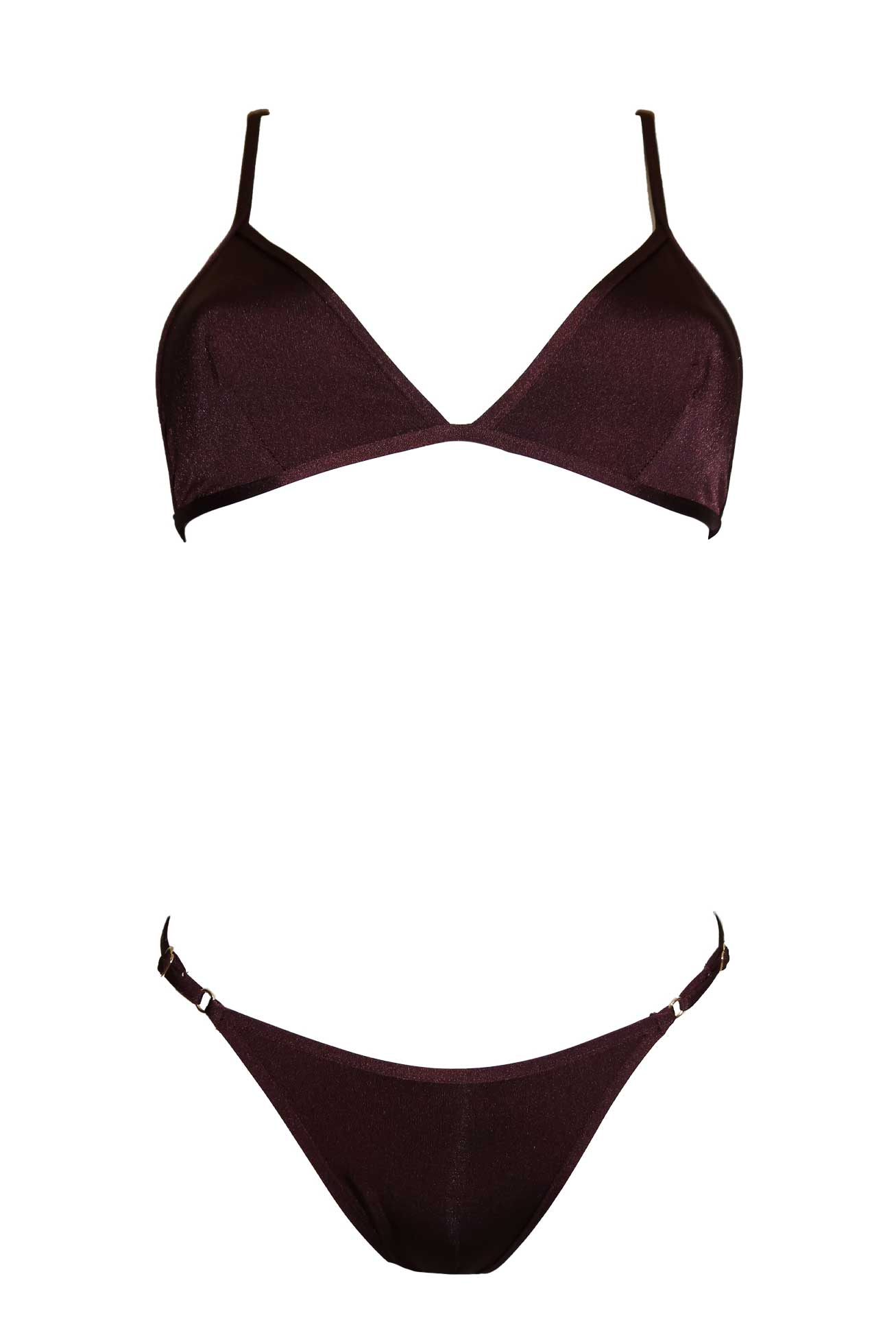 MAREA - bikini regolabile - Dark chocolate
