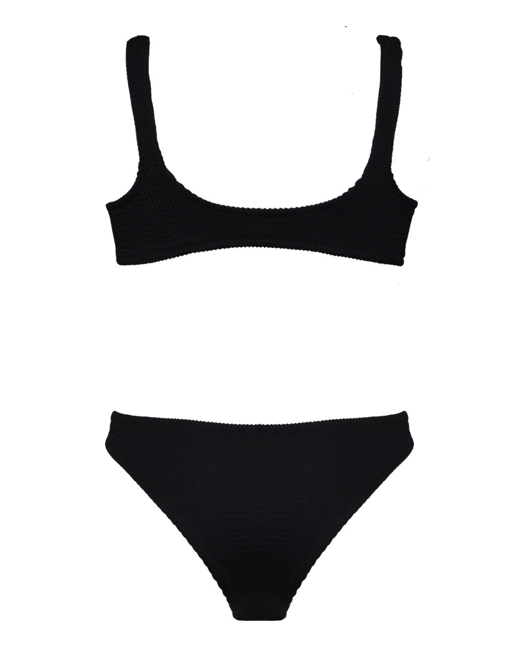 Bikini senza laccetti - OCEANO bralette - Midnight black