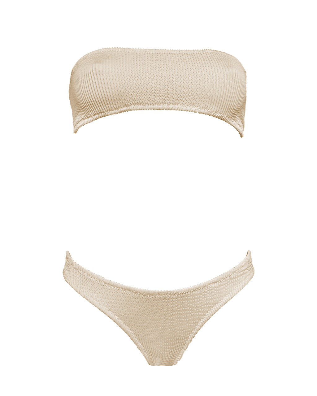 Bikini senza laccetti - OCEANO fascia - Vanilla