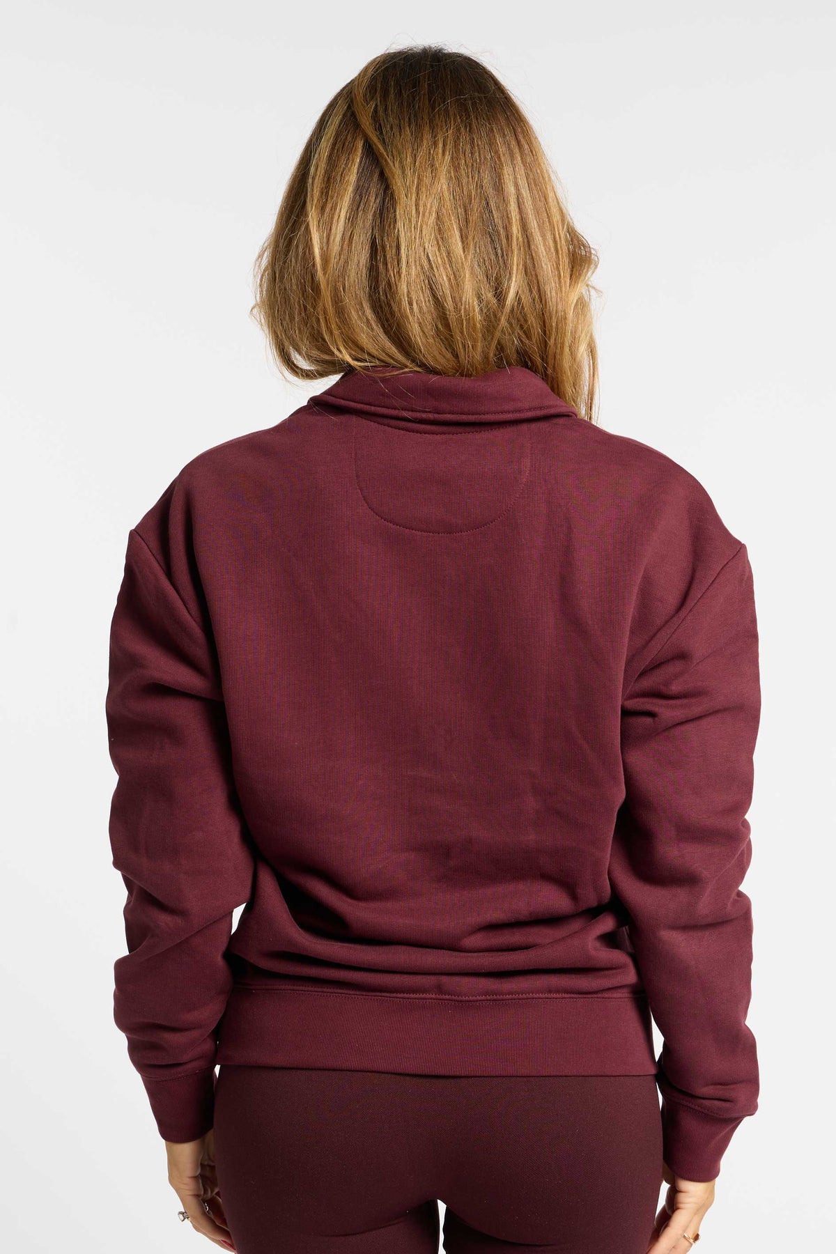 Felpa zip - ORIGIN - Mulberry