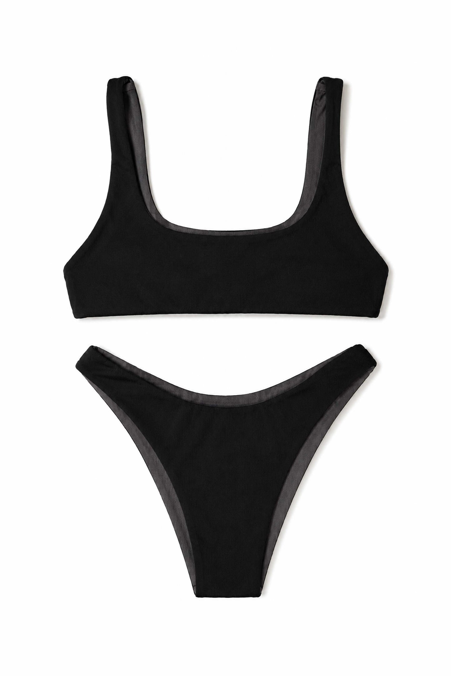 SALINA - bikini double face - Black Eclipse