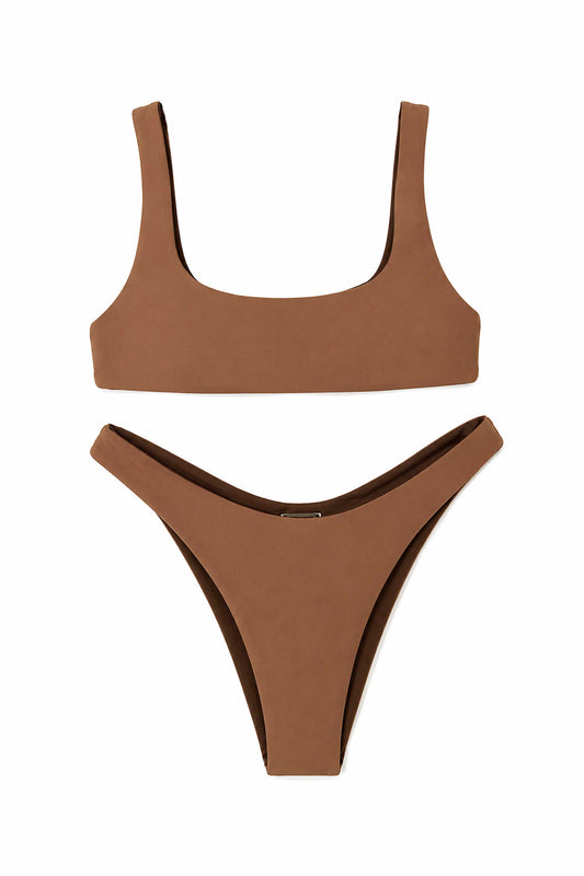 SALINA - bikini double face - Salted caramel