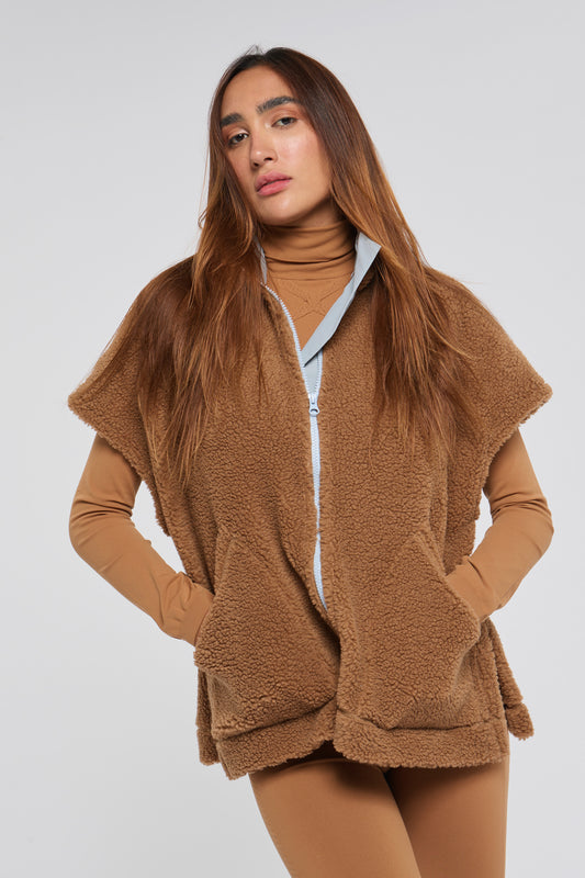 Gilet pile - TEDDY - Toffe sky