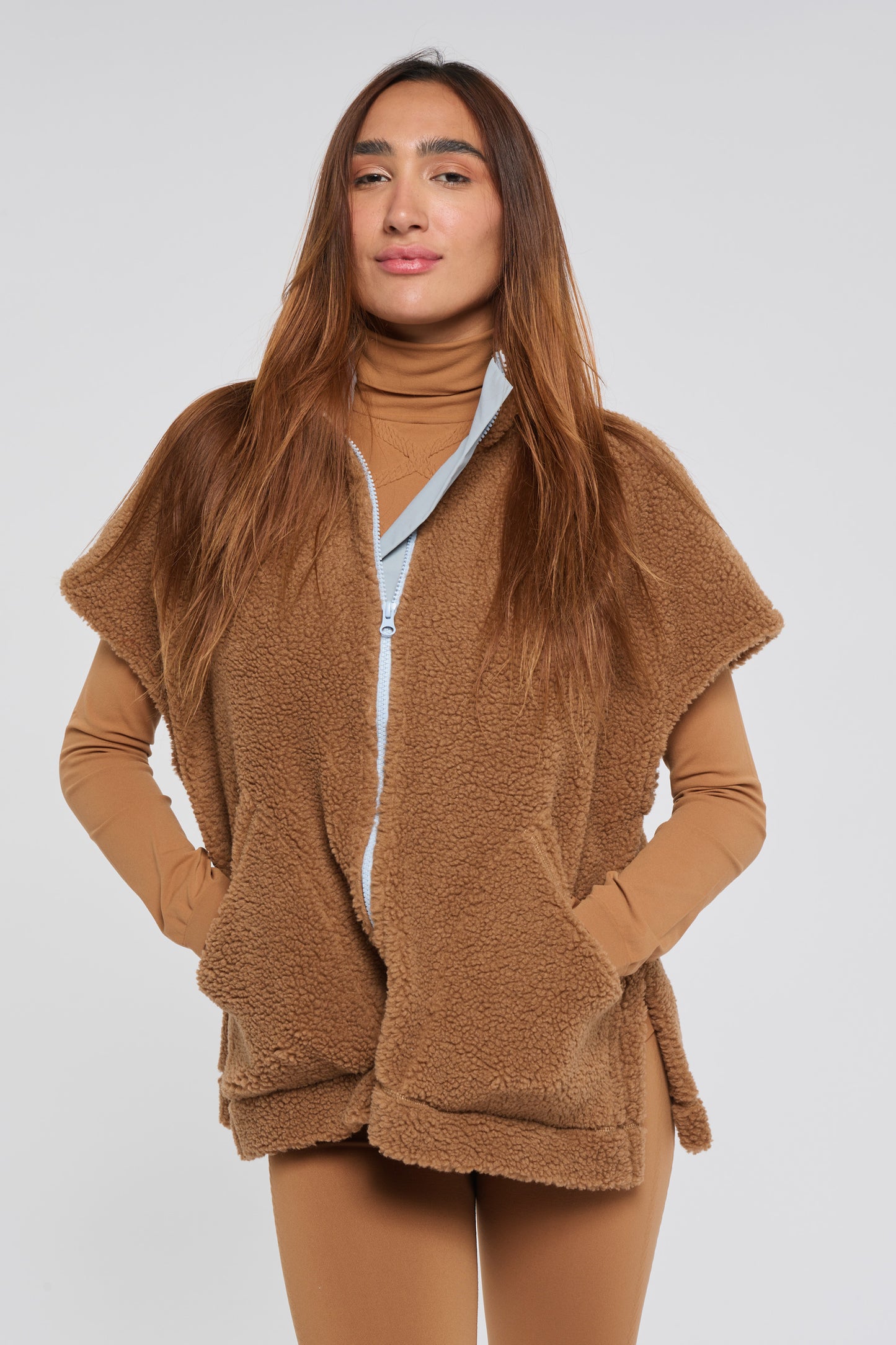 Gilet pile - TEDDY - Toffe sky