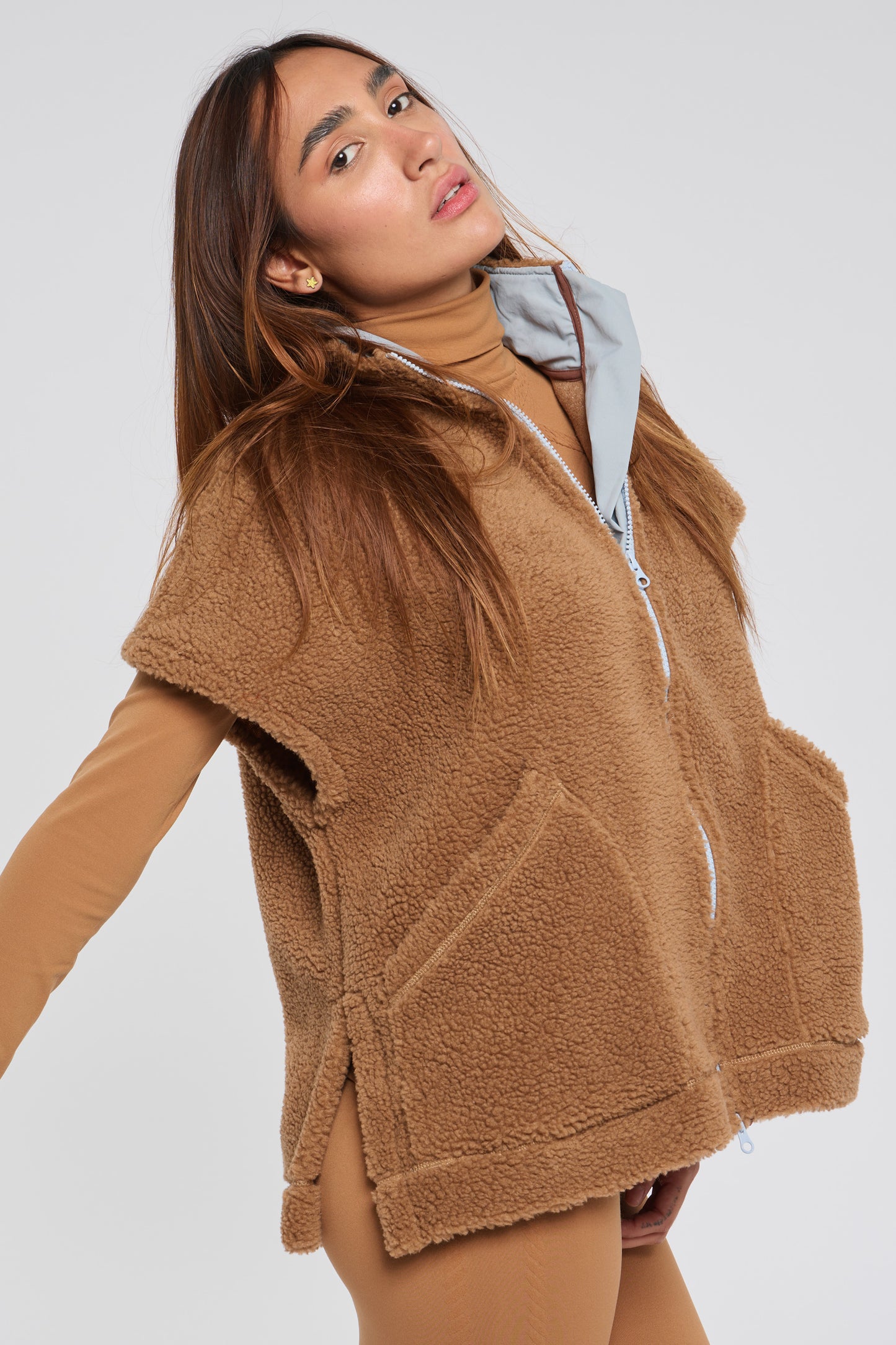 Gilet pile - TEDDY - Toffe sky