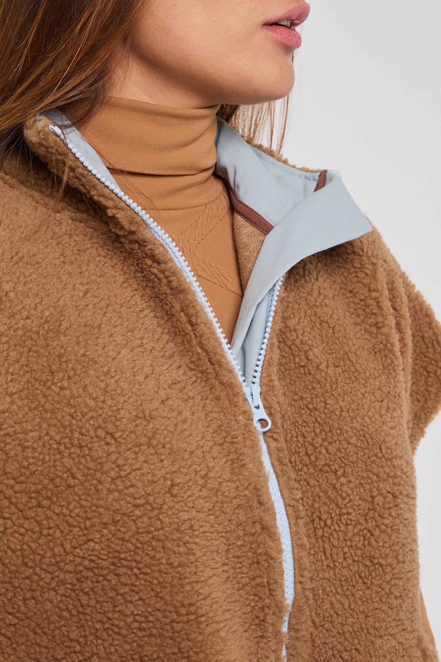 Gilet pile - TEDDY - Toffe sky