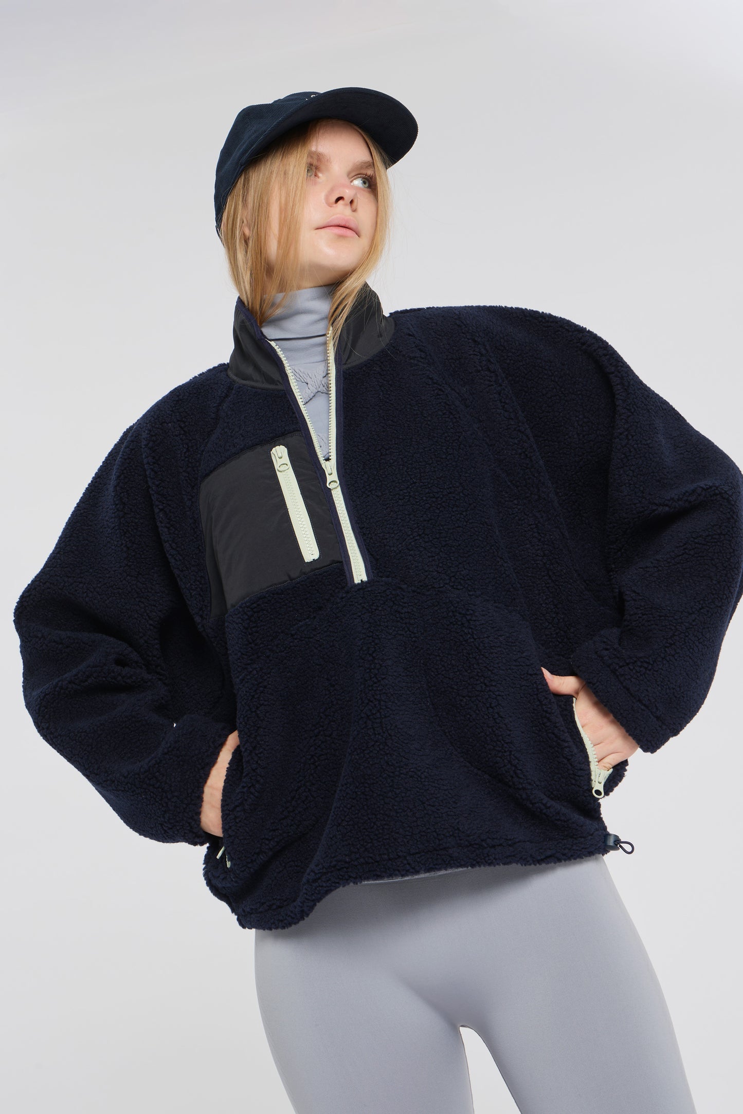 Pile - TEDDY -Blueberry mint