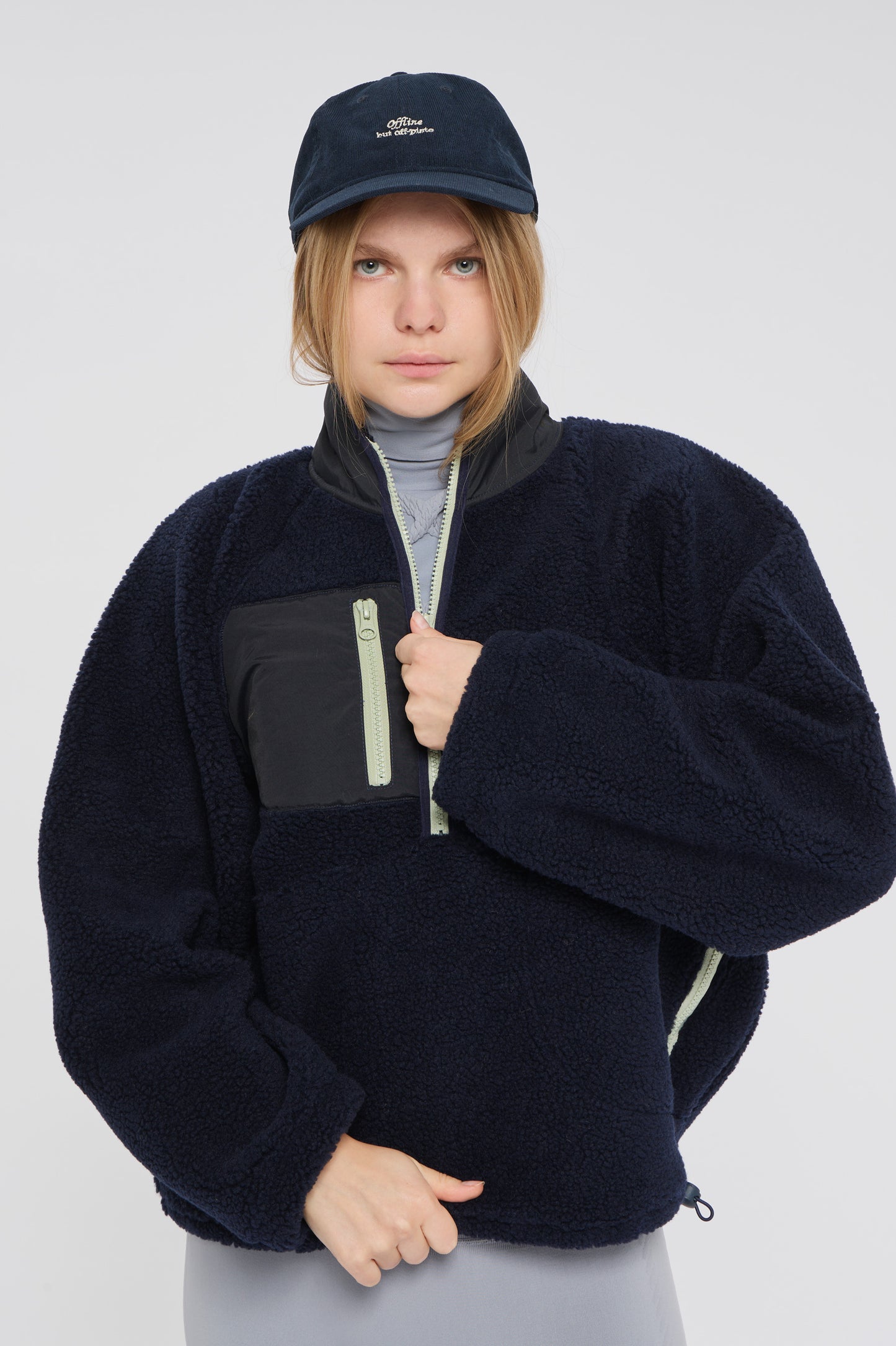 Pile - TEDDY -Blueberry mint