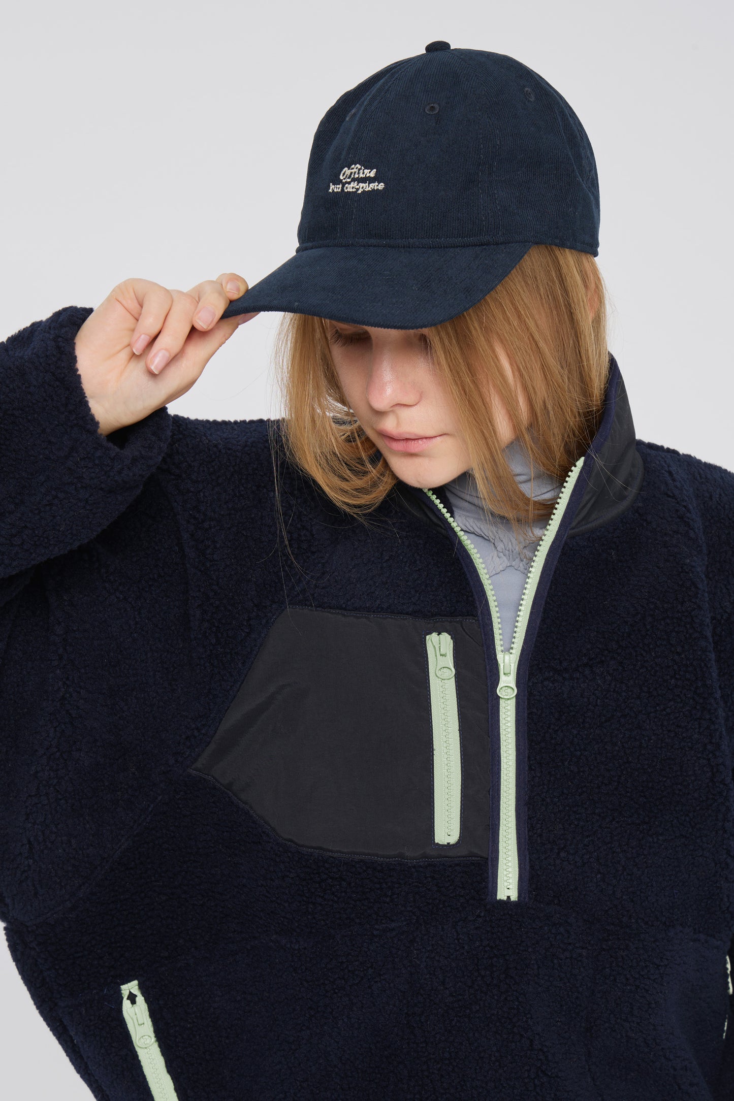 Pile - TEDDY -Blueberry mint