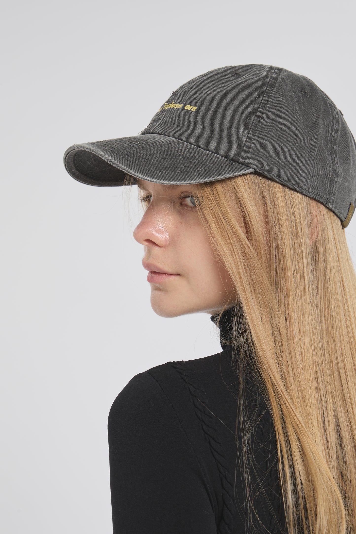 Topless Era Cap - Washed Black