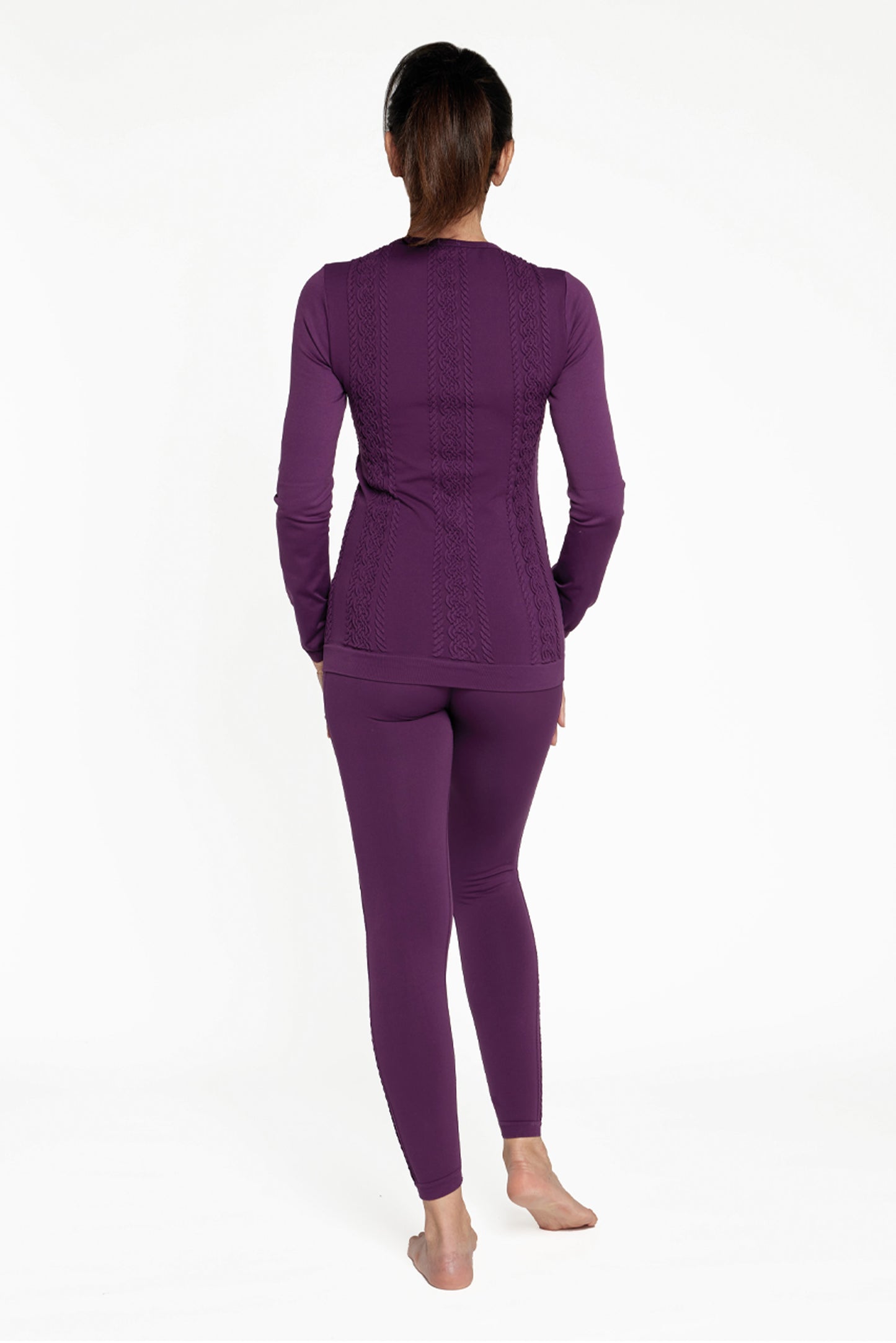 Completo termico ecosostenibile - VITAL - Purple Plum