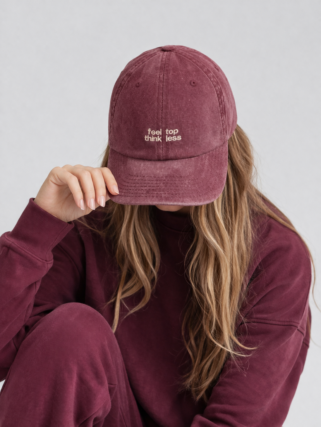 Feel Top - Washed Red