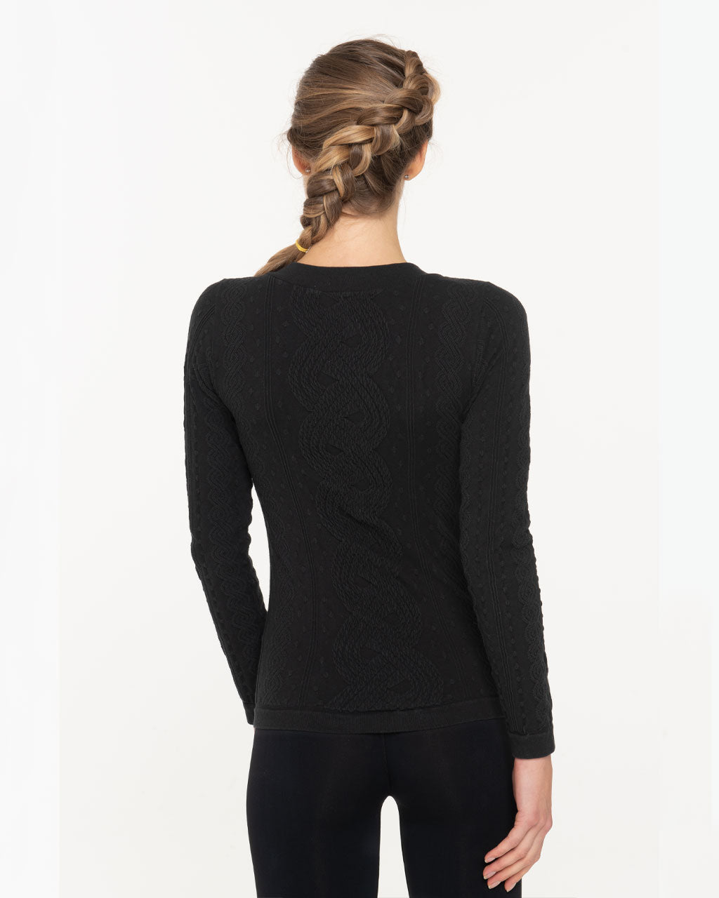Cotton sweater - PURE - Midnight black